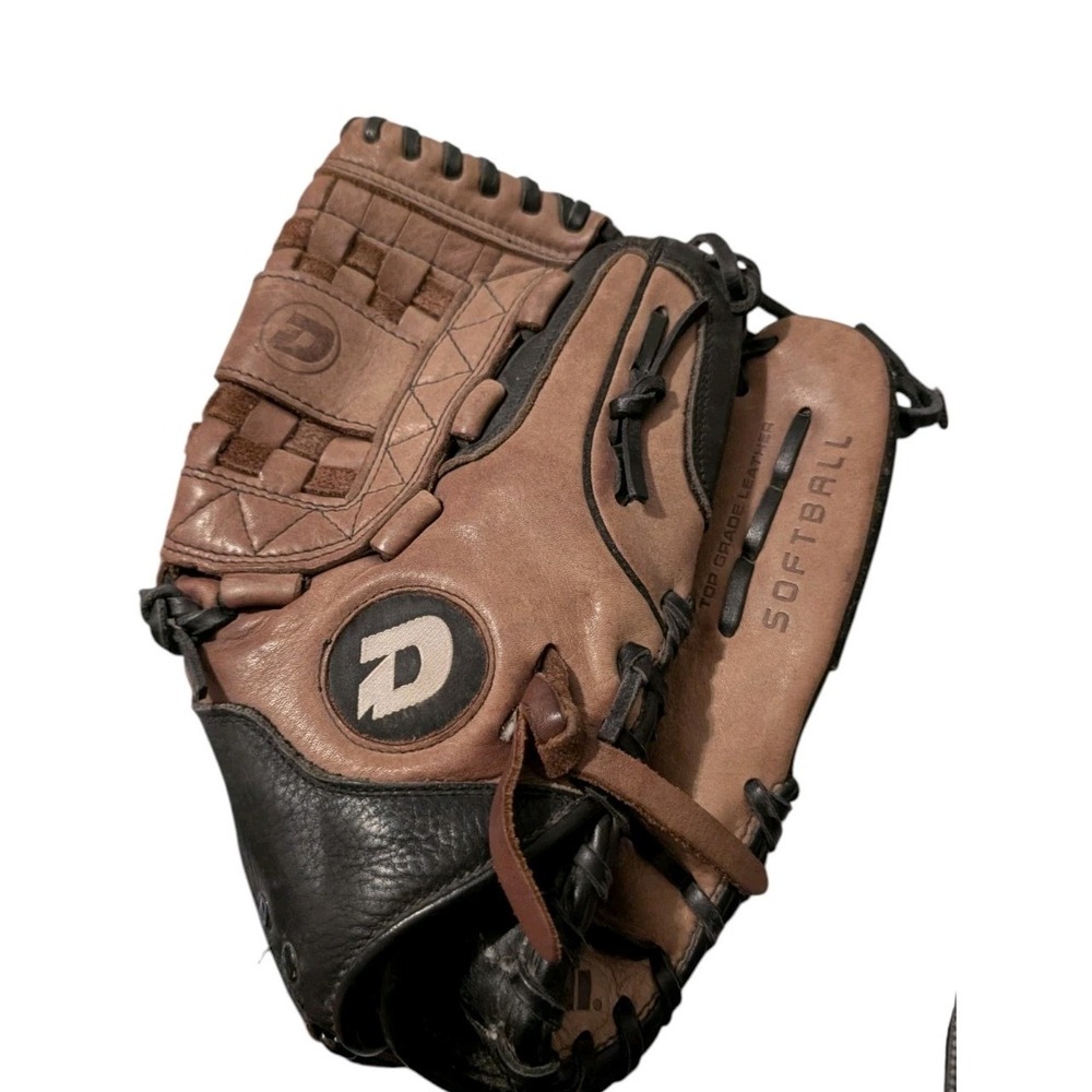 Demarini Ultimate Softball Glove 13" Right Handed Brown Black Leather RHT A2478